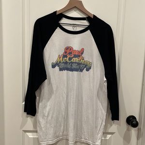 Paul McCartney World Tour 17 Baseball style T-shirt